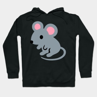 Grey Rat Emoticon Hoodie